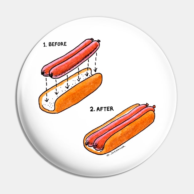 The Double Dog Before And After Pin by Joedator