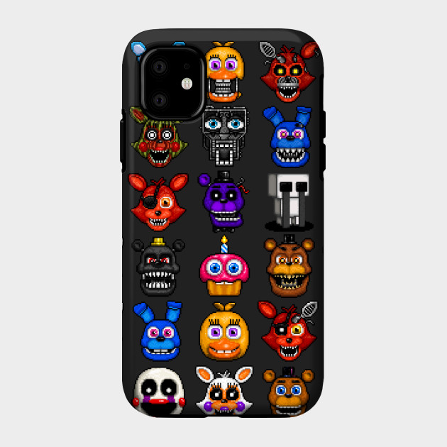 Five Nights at Freddy's - Pixel art - Multiple Characters iphone 11 case Five Nights at Freddy's - Pixel art - Multiple Characters iphone 11 case