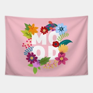 Mood Floral Layers Pattern Tapestry