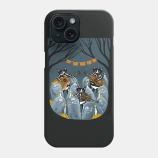 Day of The Dead Cats Phone Case