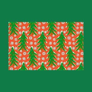 Pattern green trees T-Shirt