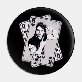 Retro Matthew Perry 80s Card Style Pin