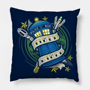 Timey Wimey Pillow