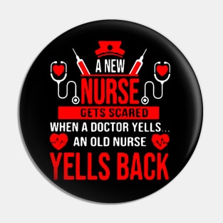 A new nurse gets scared when a doctor yells an old nurse yells back Pin