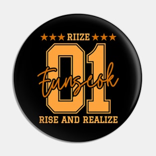 Eunseok Riize College Pin