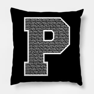 P White Pillow