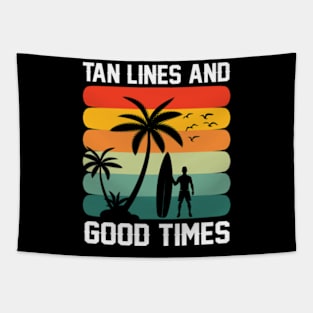 Tan Lines and Good Times Tapestry