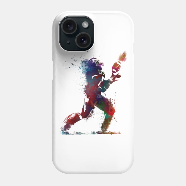 American football player #football #sport Phone Case by JBJart