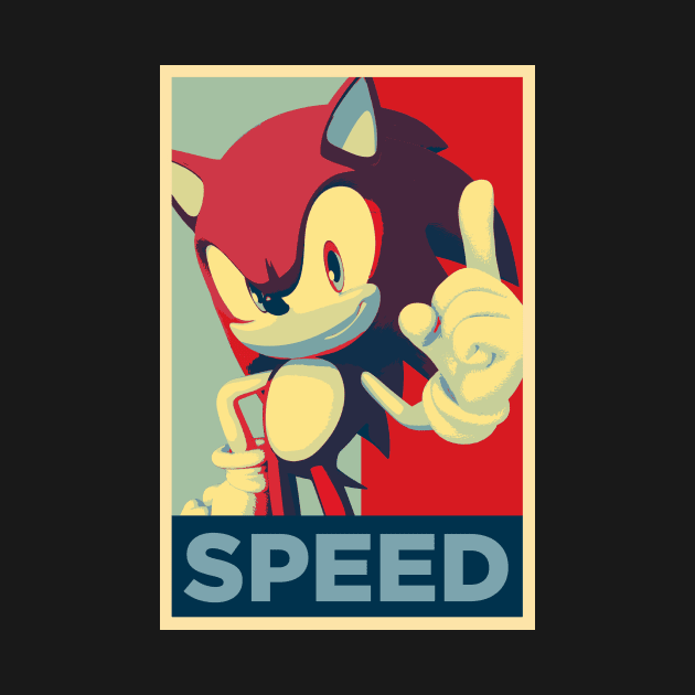 Sonic - Speed Poster by A10theHero