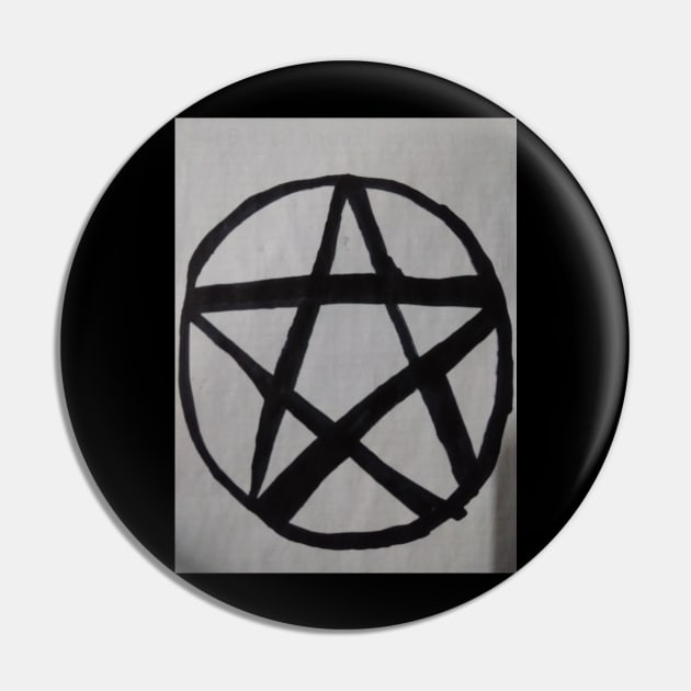 Pentagram Pin by Wrek