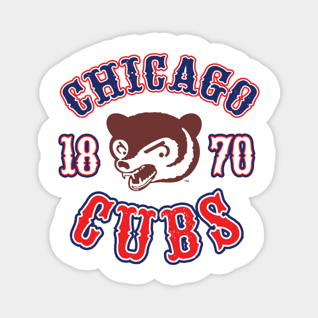 Chicago Cubs Magnet by MindsparkCreative