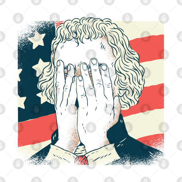 Discover Thomas Jefferson Facepalm - President - T-Shirt