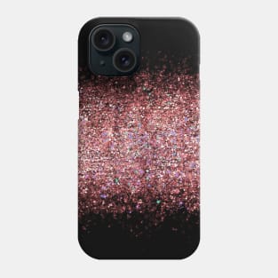 Blush Pink Shimmery Sparkle Faux Glitter Phone Case