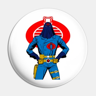 Cobra Commander - Woolworths Colors Pin