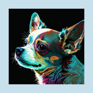 Chihuahua Pop Art Painting T-Shirt