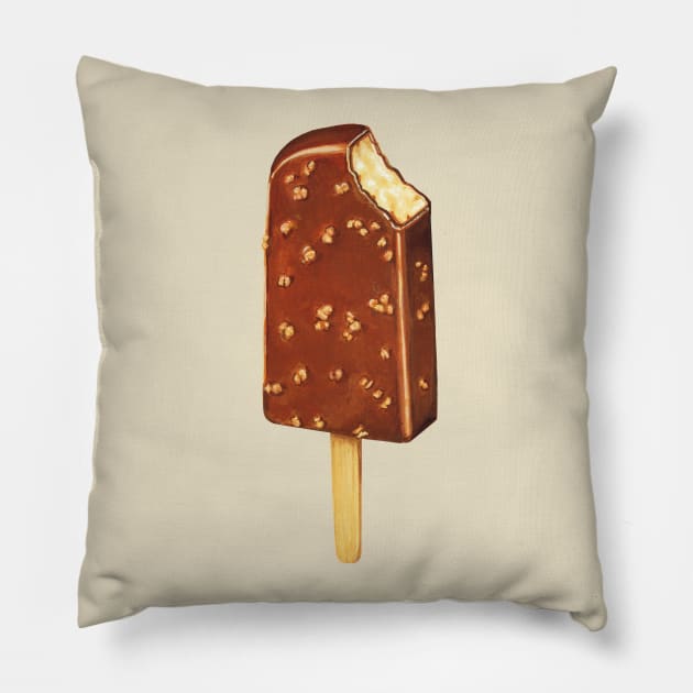 Ice Cream Novelties Crunch Pop Pillow by KellyGilleran