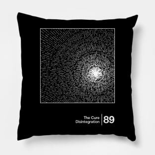 Disintegration / Minimal Style Graphic Artwork Pillow