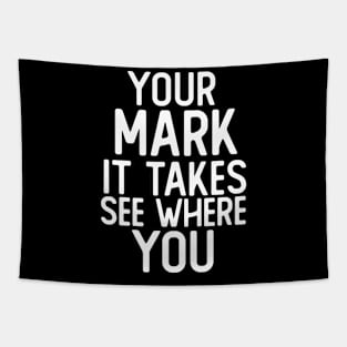 Make Your Mark See Where It Takes You Dot Tapestry