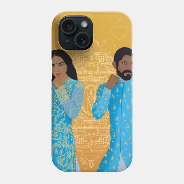 Couple fight Phone Case by ColorsOfHoney