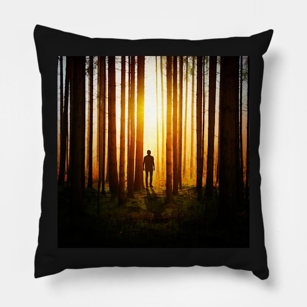 Sparkling Woods Pillow by TortillaChief