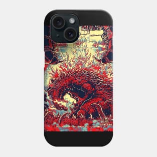 God Fire Zilla Retro Phone Case