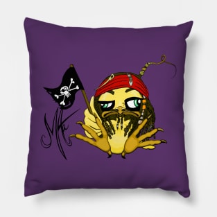 Grumpy Chicken Pirate Pillow