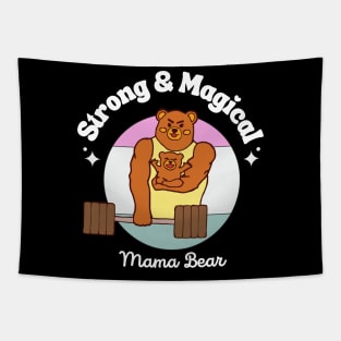 Bodybuilding and Exercise Mama Bear Tapestry