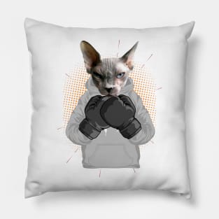 Boxing | Sphynx cat Pillow