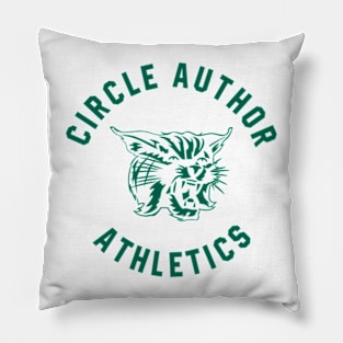 We Have a Ghost. Circle Author Athletics Pillow