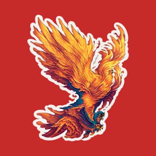 RED FIRE PHOENIX T-Shirt