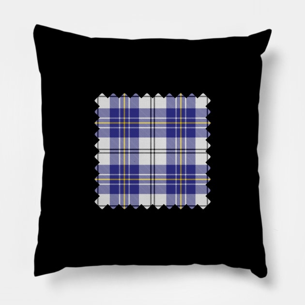 Clan MacPherson Blue Dress Tartan Pillow by sifis