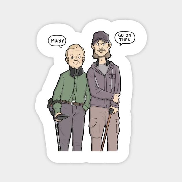 Detectorists Magnet by CarlBatterbee