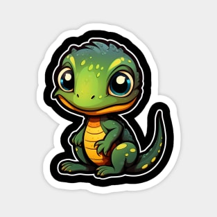 Cute Iguana - Iguana Mom Funny Iguanas Magnet