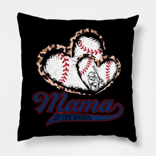 Mama and Baseball, Heart Lover, Baseball player Pillow