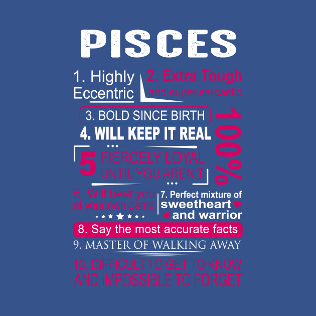 Disover PISCES ZODIAC - Pisces Zodiac - T-Shirt