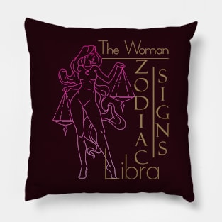 The women Libra Pillow