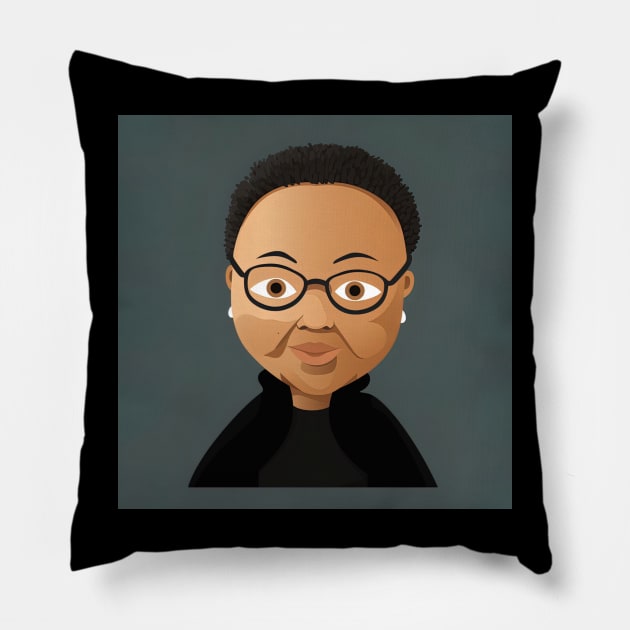 bell hooks Pillow by ComicsFactory