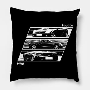 TOYOTA MR2 MK3 Black 'N White Archive 2 (Black Version) Pillow