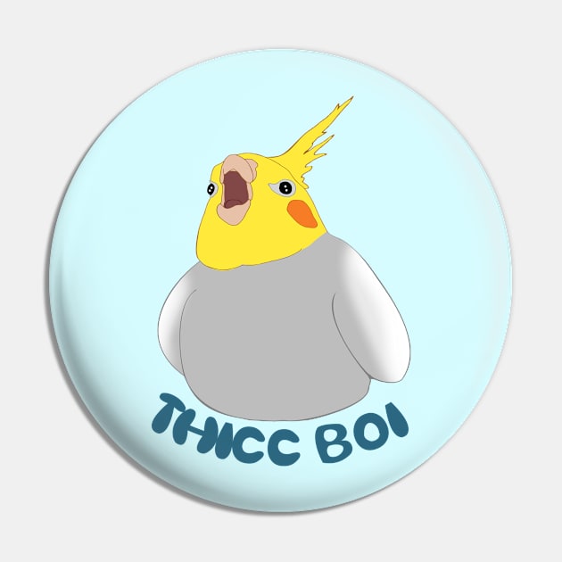 thicc boi - cockatiel Pin by FandomizedRose