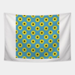 Sunflowers Neck Gator Blue Sunflower Tapestry