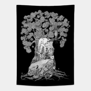 Animal Tree Tapestry