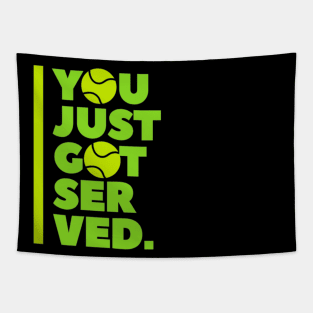 Tennis You Just Got Served Tapestry