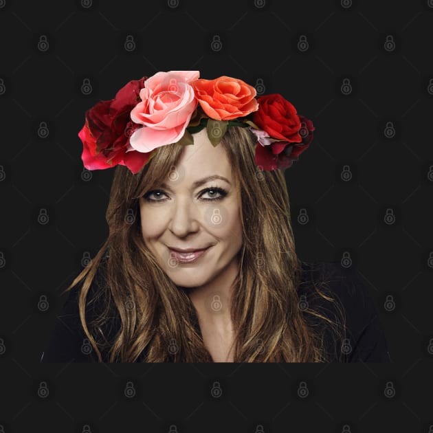 Floral Allison Janney by baranskini