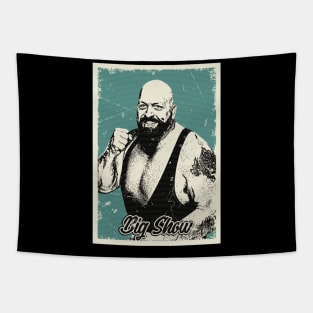 Vintage Big Show Wrestling Tapestry