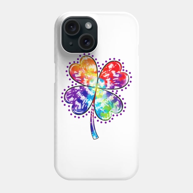 Colorful Shamrock Phone Case by lunamoonart