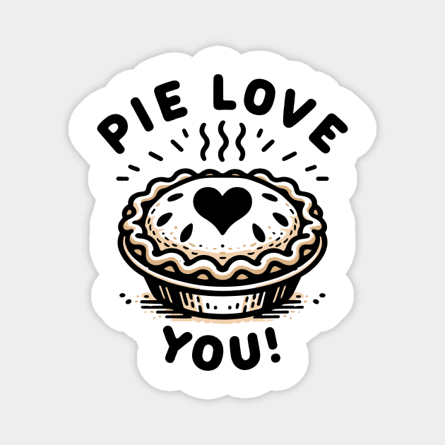 Pie Love You! Magnet by Frank Ring