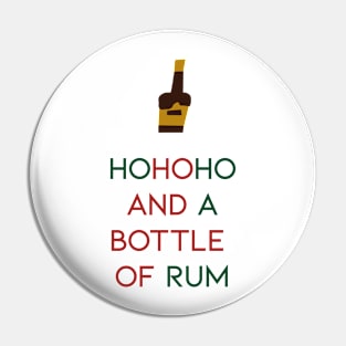 HoHoHo and a Bottle of Rum Pin