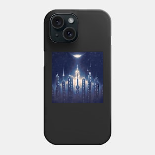 City in Space Phone Case