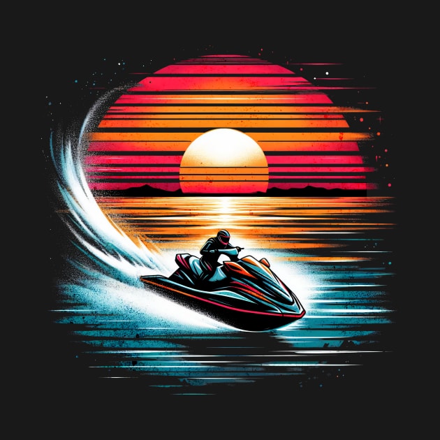 Wave Rider Jetski Design by Miami Neon Designs