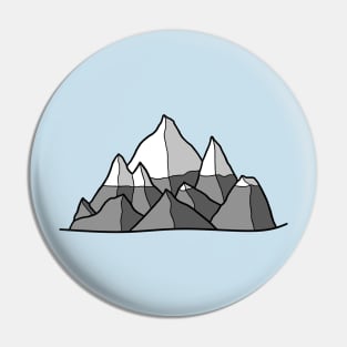 Mountain Range Pin